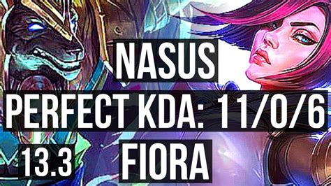 Nasus Vs Fiora Top 11 0 6 Legendary 500 Games Euw Master 13