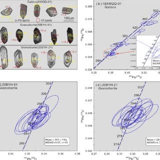 A Representative Cathodoluminescence Cl Images Of Zircons