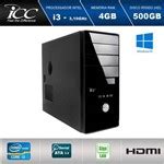 Tudo Sobre Computador Desktop Icc Iv2341w Intel Core I3 3 10 Ghz