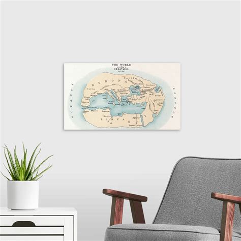 World Map, 500 BC Wall Art, Canvas Prints, Framed Prints, Wall Peels ...