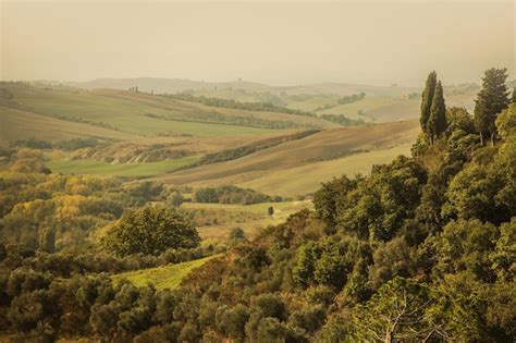 Premium Photo | Tuscany fall scenery scenic italian landscape famous destination