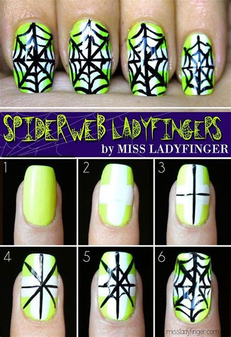 15 Simple Step By Step Halloween Nail Art Tutorials 2015 For Nail