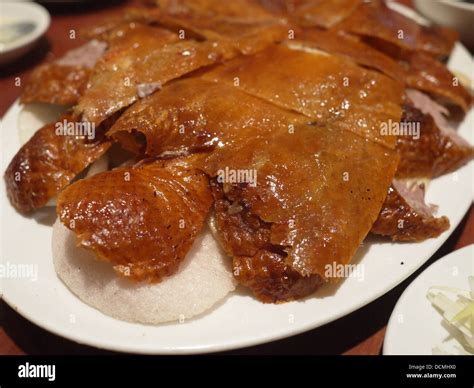 Chinese Dish Peking Duck Stock Photo Alamy