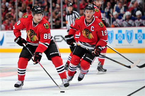 chicago blackhawks team jonathan toews  patrick kane