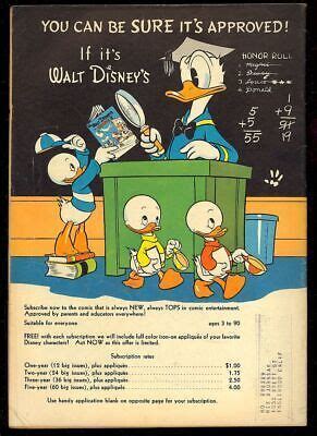 Walt Disney S Comics And Stories Carl Barks Art Golden Age Dell