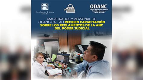 Magistrados Y Personal De Odanc Callao Reciben Capacitaci N Sobre