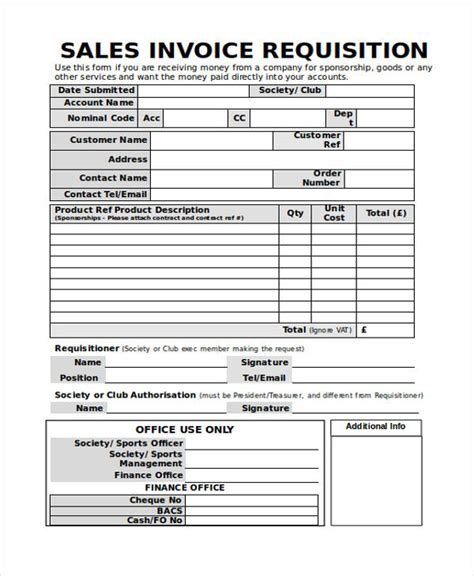 FREE 35 Invoice Forms In MS Word PDF