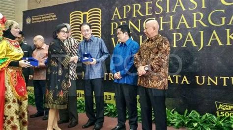 Sri Mulyani Beri Penghargaan Kepada Wajib Pajak Besar Ini Bisnis