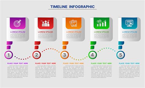 Plantilla De 5 Infografias Con Estilo Simple Vector Gratis Images