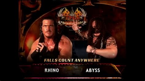 Tna Against All Odds Rhino Vs Abyss Falls Count Anywhere Match