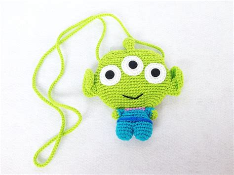 Alien Toy Story Crocheted Purse or Bag crochet Alien - Etsy | Crochet disney, Crochet, Minion ...