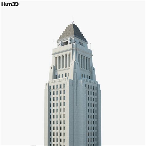 Los Angeles City Hall 3D model - Architecture on Hum3D