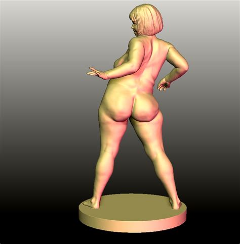 Corinne Nude Female Figurine STL File For 3D PrintingCults
