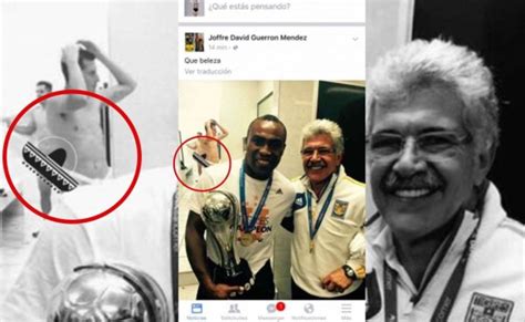 Ecuatoriano Joffre Guerrón publicó foto de un compañero suyo totalmente