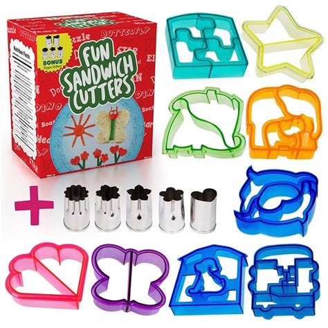 9 Fun Sandwich Shape Cutters for $13 Shipped! | MyBJsWholesale