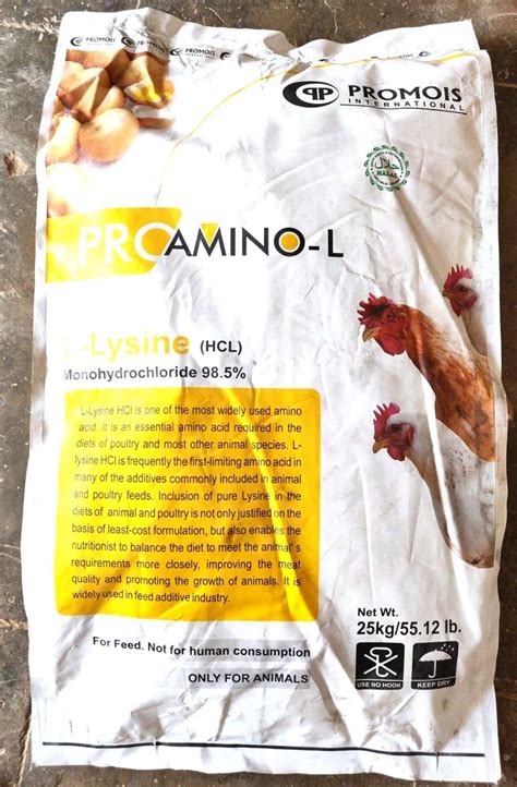 L Lysine Mono Hcl Feed Grade Packaging Type Hdpe Bags Packaging Size