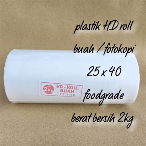 Jual Plastik Hd Roll Untuk Tempat Buah Atau Hasil Fotokopi Foodgrade