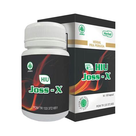 Jual Herbal Indo Utama Joss X Untuk Kesehatan Obat Stamina Tubuh Pria