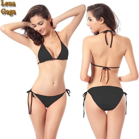 Sexy Bathing Suit Thong Bikini Swimwear Women Brazilian Tanga Bikinis