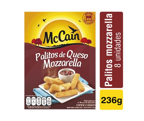 PALITOS DE QUESO MOZZARELLA 236g Tienda McCain