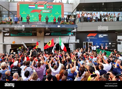 The Podium L To R Max Verstappen Nld Red Bull Racing Second