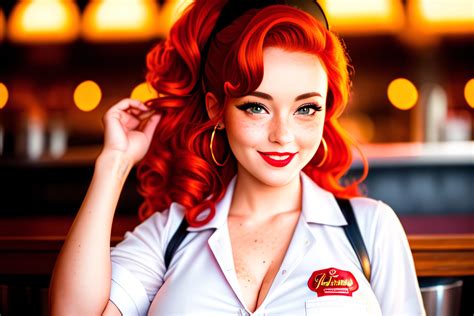 Pinup Waitress By Rylyn84 On Deviantart