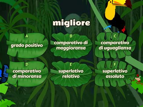 Aggettivi Qualificativi Comparativi E Superlativi Speciali Quiz