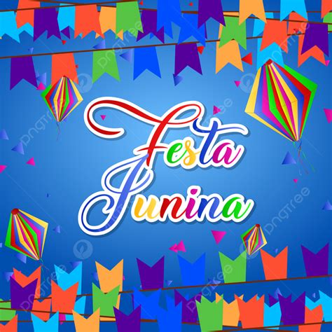 Fondo Ilustración De Festa Junina Con La Bandera De La Fiesta Fondo