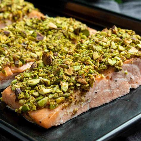 Pistachio Crusted Salmon Recipe Home Made Interest