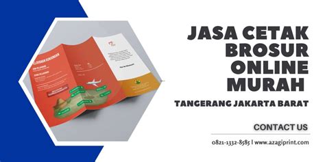 Jasa Cetak Brosur Online Murah Jakarta Barat Tangerang No 1