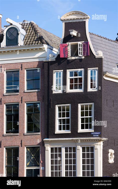 Traditional Dutch architecture - ornate houses at corner of ...