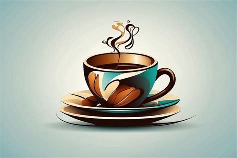 Premium Photo Stylized Cup Of Coffee Vector