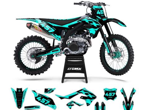 Amr Racing Mx Dirt Bike Graphics Kit Sticker Decal And Number Plates