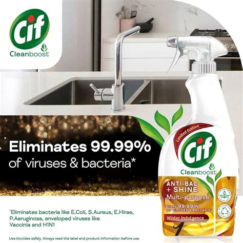 Cif Winter Indulgence Cleaner Spray 700ml Henry Hunter