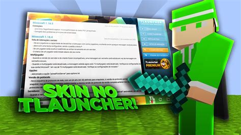 Como Colocar Skin No Tlauncher Sem Erro Youtube