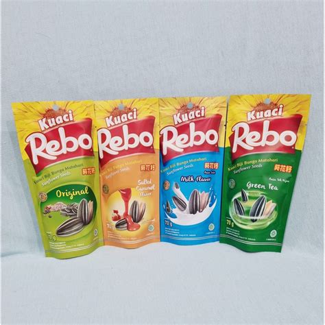 Jual Kuaci Rebo Original Salted Caramel Milk Green Tea Gr