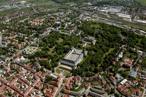 Luftbild Gotha Schloss Friedenstein in Gotha im Bundesland Thüringen