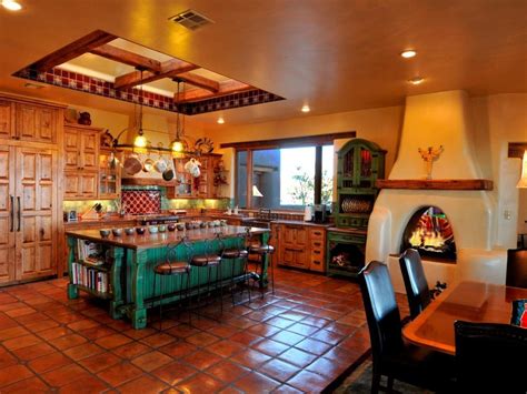 Mexican Style Kitchen Cabinets Kitchen Cabinet In Southwest Style ...