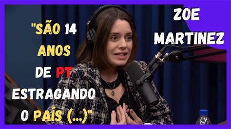 ZOE MARTINEZ Bolsonaro X Lula No Segundo Turno De 2022 Venus Podcast