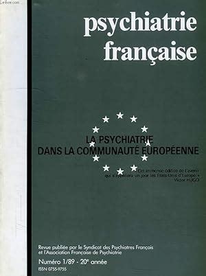 Psychiatrie Francaise E Annee N La Psychiatrie Dans La