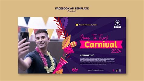 Free PSD | Carnival event facebook template