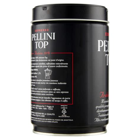 Pellini Top Espresso Arabica 100 250 G Carrefour