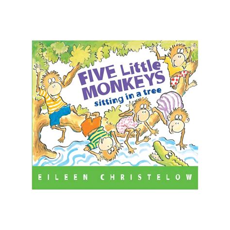 Clarion Books Five Little Monkeys Sitting in a Tree Board Book - (Five ...