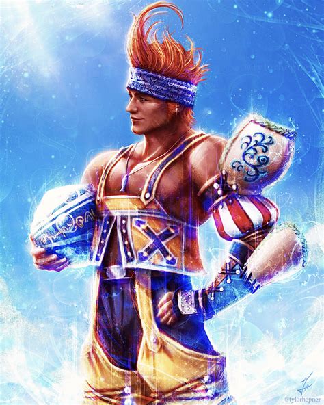 Wakka Painting- Continuing my FFX Drawing Series : gaming