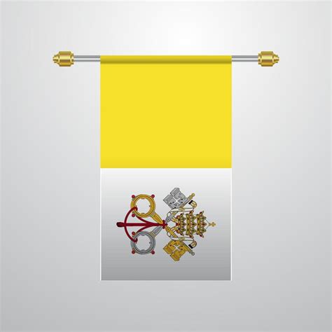 Vatican City Holy See hanging Flag 14044540 Vector Art at Vecteezy