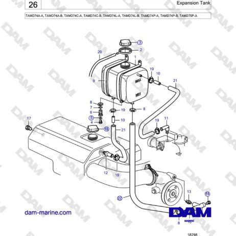 Volvo Penta Tamd Expansion Tank