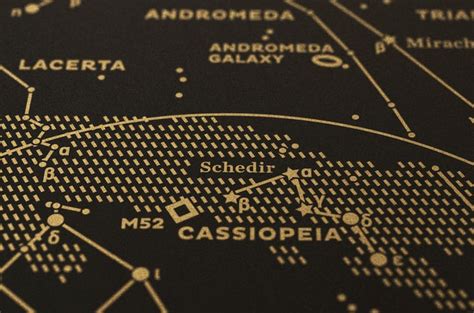 The Stellar Map Poster Made of Constellations | Constellation poster, Map poster, Poster making