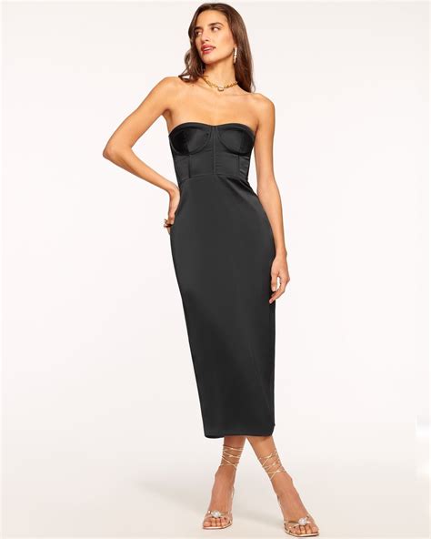 Ramy Brook Alianna Strapless Midi Dress We Select Dresses