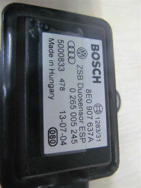 SKODA VW AUDI A4 B6 00 04 MODUL CZUJNIK ESP 8E0907637A JBT