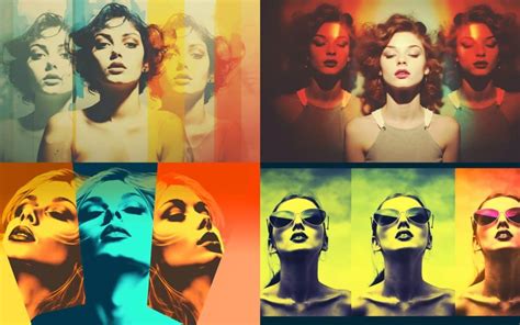 Multiple Pose Lomography Weird Wonderful Ai Art